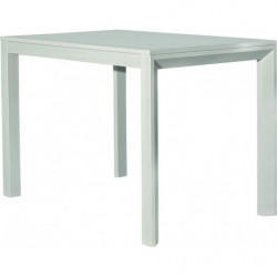 2243  Tavolo allungabile con base e piano melaminico frassino bianco o rovere grigio tortora