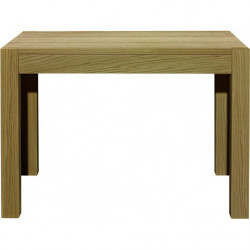 2244 Durmast wood extending table blockboard wood veneered top