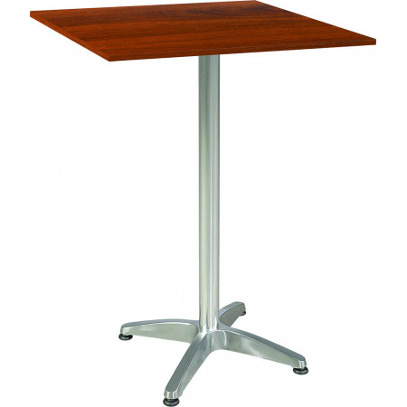 275  Weighed down shiny, white, or black aluminium table base, table top to customer choice