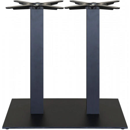 2162  Stainless or black steel finished table base, table top to customer choice