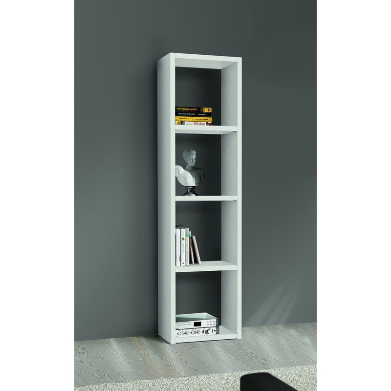 2250 Mobile libreria in nobilitato melaminico frassino bianco