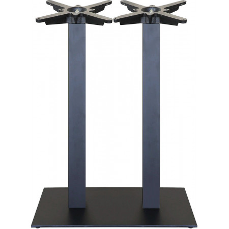 2162  Stainless or black steel finished table base, table top to customer choice