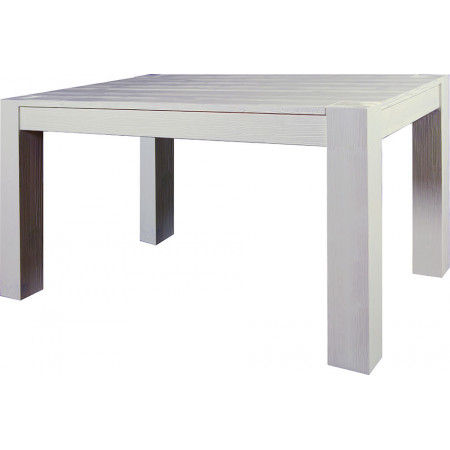 223/B  Extending fir wood table, white brushed fir wood finished