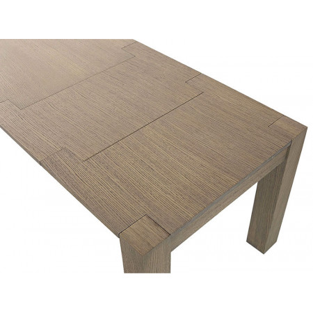 2224R  Extending table, natural or grey durmast wood finished