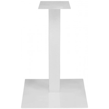 2301  Tavolo con base in acciaio grigio antracite, bianco, bronzo/ruggine, piano a scelta cliente