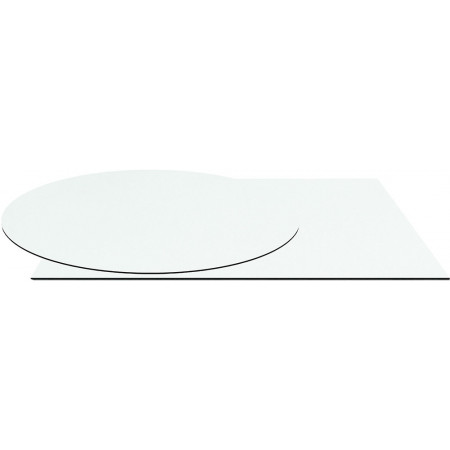 2301  Anthracite grey, white, or bronze/rusty steel metal base, table top to customer choice