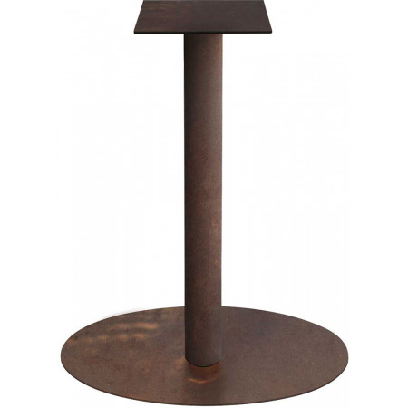 2303  Anthracite grey, white, or bronze/rusty steel metal base, table top to customer choice