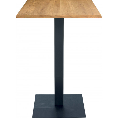 2302  Anthracite grey, white, or bronze/rusty steel metal high base, table top to customer choice