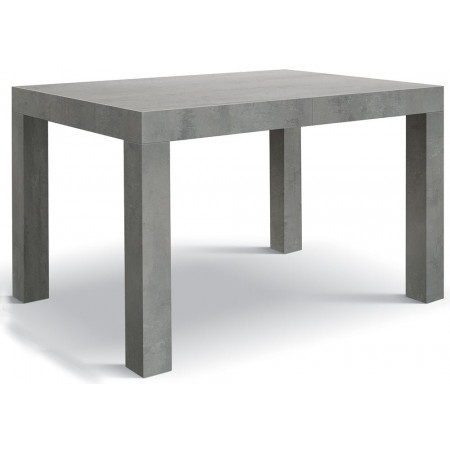 2315  Extending table with table base and top durmast, cement grey, or white finishes