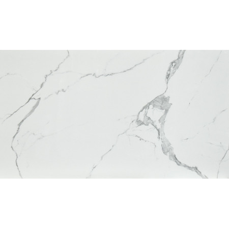 2316  White or black metal table base, shiny ceramic top marble effect