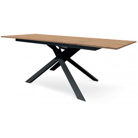 2335  Metal table base, durmast, grey, or ceramic effect top