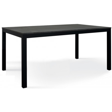 2352  Folding or extending table with metal base, oxidized steel top