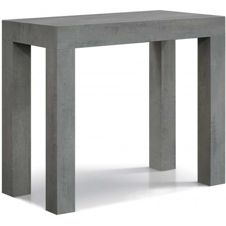 2367  Tavolo-consolle in melaminico rovere, bianco, cemento, o olmo