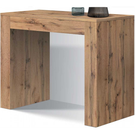 2368  Tavolo-consolle in melaminico rovere, bianco, cemento, o olmo