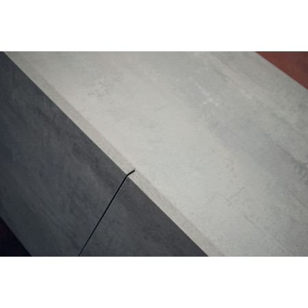 2377  Mobile credenza 4 ante in melaminico grigio cemento