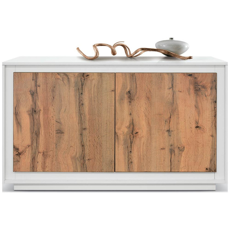 2390  Two tone white-durmast wood sideboard furniture with 2 or 3 doors