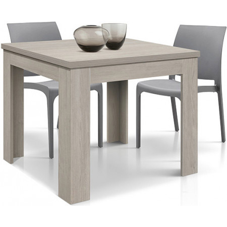 2409  Folding table with pearl elm wood melamine veneered table base and top