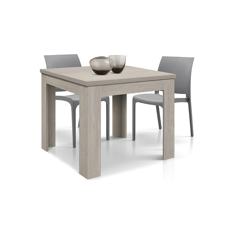 2409  Folding table with pearl elm wood melamine veneered table base and top