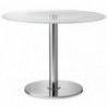2520 Chromed, stainless or black steel table base, max cm 120 top