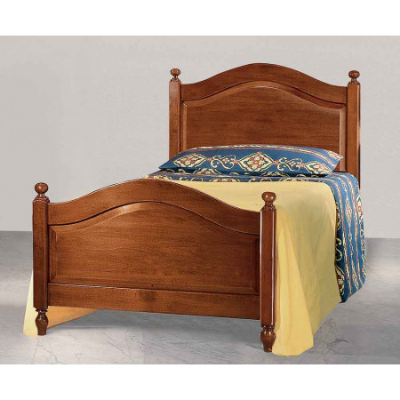 2412  Raw or finished wooden double or single bed, finishes to customer choice