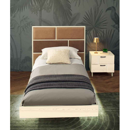 2425  Raw or finished wooden night stand 2 drawers, finishes to customer choice