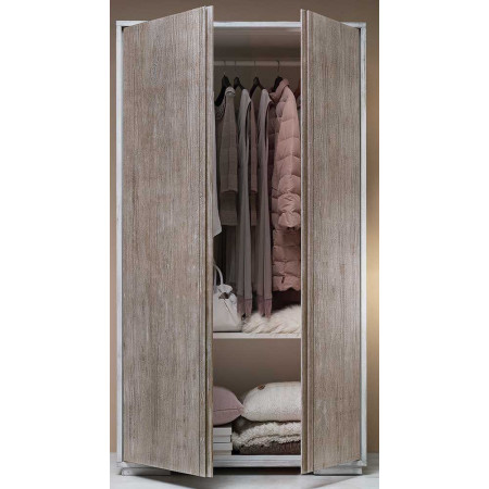 2430  Raw or finished wooden 2 doors wardrobe, finishes to customer choice