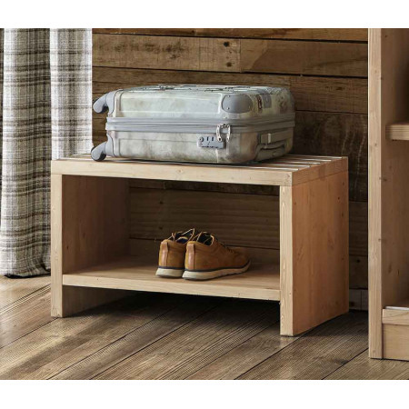 2439  Raw or finished wooden suitcase rack, finishes to customer choice