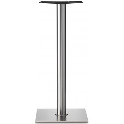 BT2524  Chromed, stainless, or black steel table base, max cm 80 top
