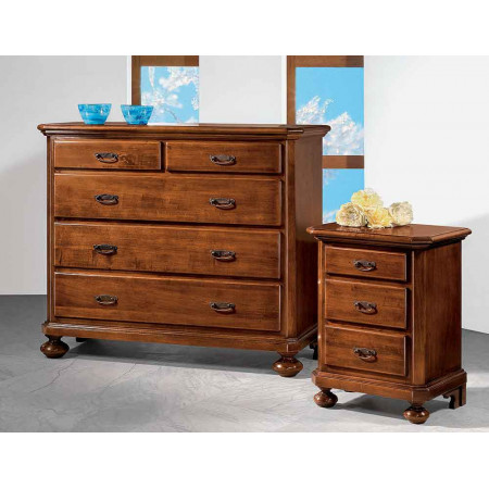 2460  Raw or finished 3 doors and 3 drawers wooden wardrobe, finishes to customer choice