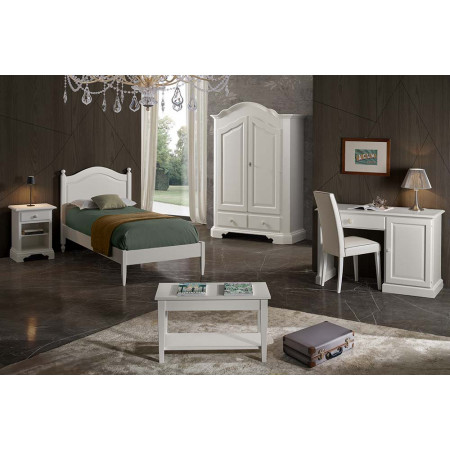 2461  Raw or finished wooden single bed, finishes to customer choice