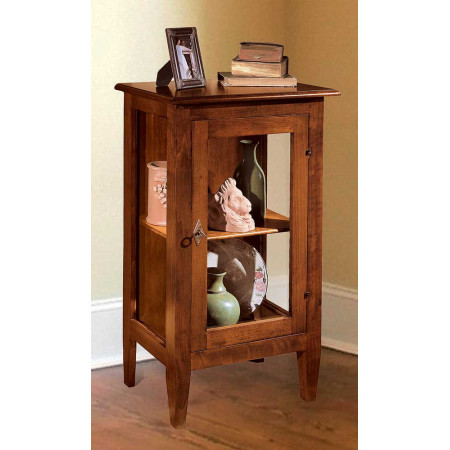 2469  Vetrinetta 1 porta in legno grezzo o finito, finiture a scelta cliente