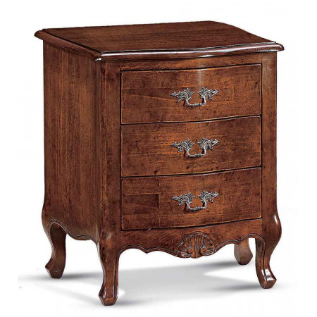 2470  Raw or finished 3 drawers wooden night stand, finishes to customer choice