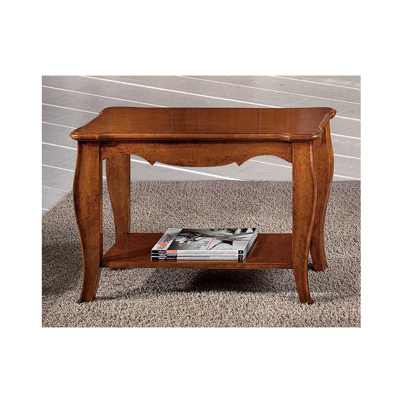 2486  Tavolino portavaligie in legno grezzo o finito, finiture a scelta cliente