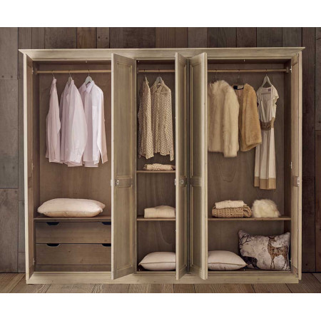 2495  Raw or finished 3 doors dismantled wardrobe, finishes to customer choice