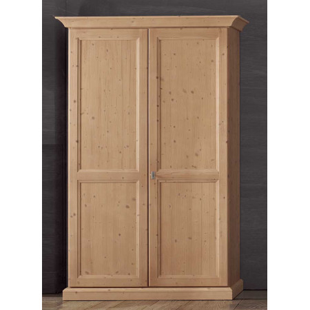 2496  Comodino 2 cassetti in legno grezzo o finito, finiture a scelta cliente