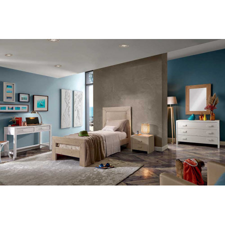 2496  Raw or finished 2 drawers night stand, finishes to customer choice