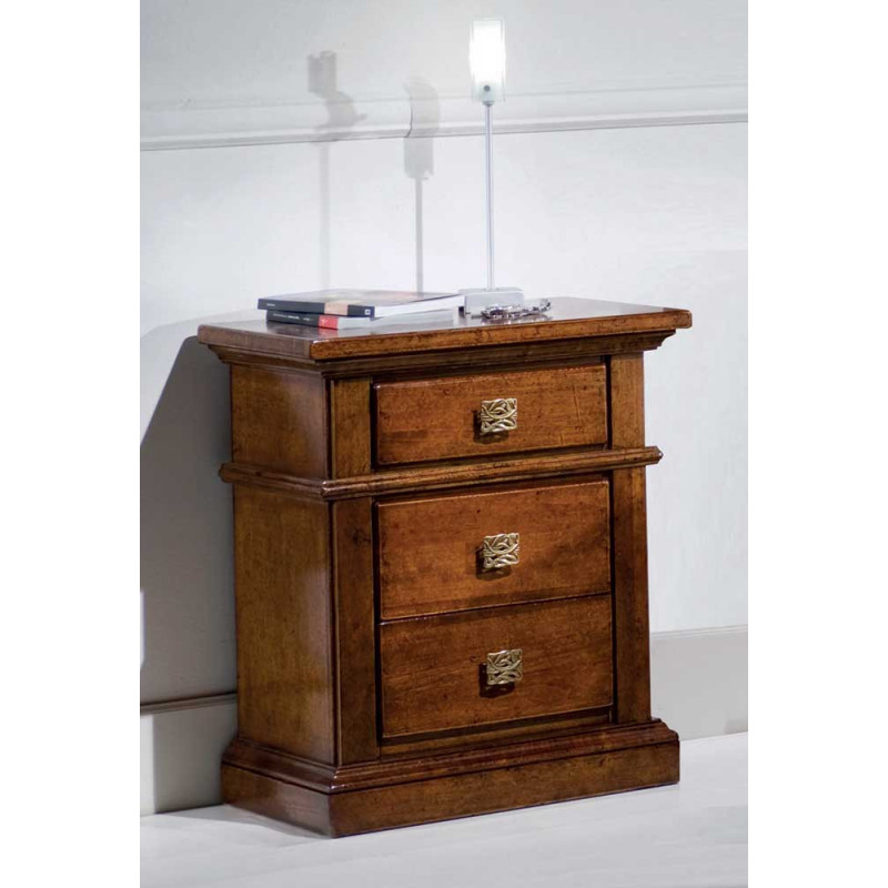 2500  Raw or finished 3 drawers night stand, finishes to customer choice