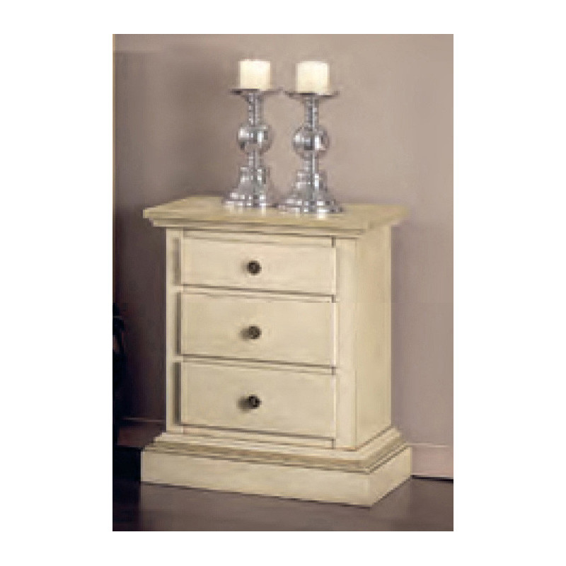 2500  Raw or finished 3 drawers night stand, finishes to customer choice