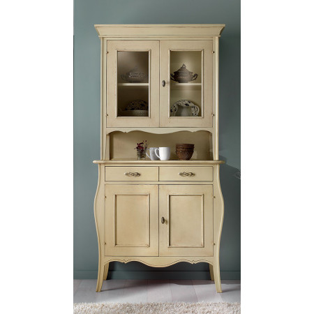 2505  Credenza con 2 porte in legno grezzo o finito, finiture a scelta cliente