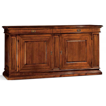 2512  Credenza 2 porte in legno grezzo o finito, finiture a scelta cliente
