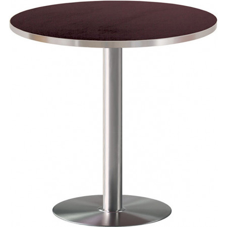 2520/BT  Base per tavolo in acciaio inox o verniciato nero per piano max ø 80,80x80