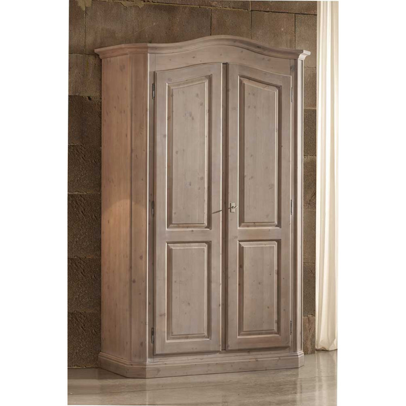 2525  Raw or finished wooden 2 doors wardrobe, finishes to customer choice