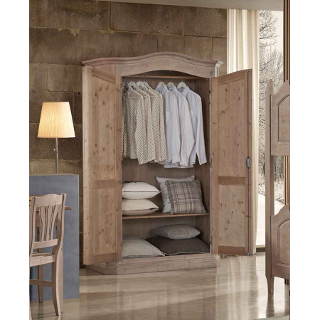 2525  Raw or finished wooden 2 doors wardrobe, finishes to customer choice