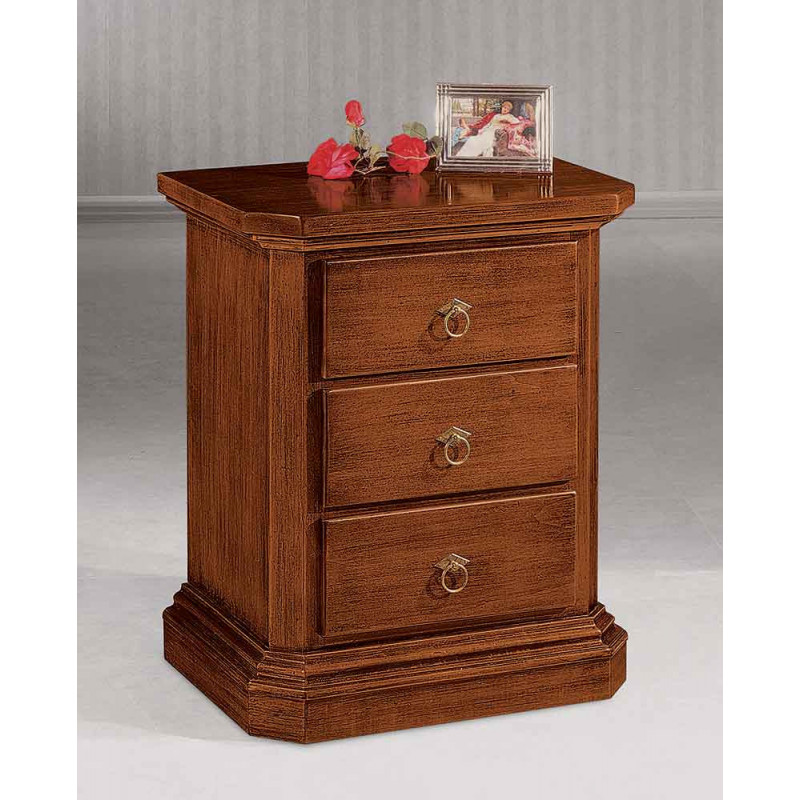 2527  Raw or finished 3 drawers night stand, finishes to customer choice