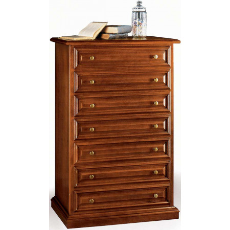 2529  Raw or finished 7 drawers chest, finishes to customer choice