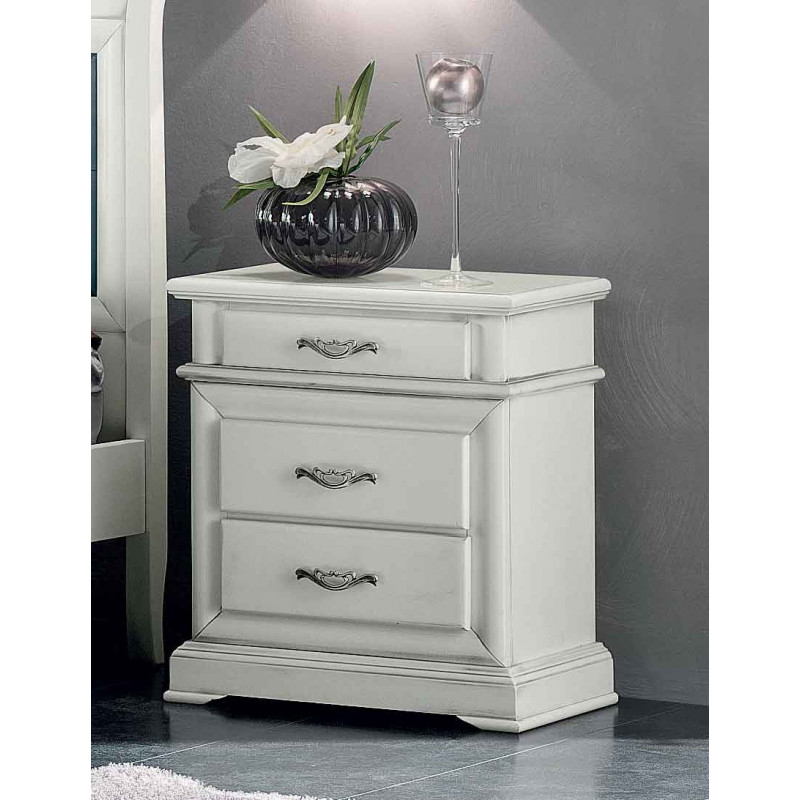 2537  Raw or finished 3 drawers night stand, finishes to customer choice