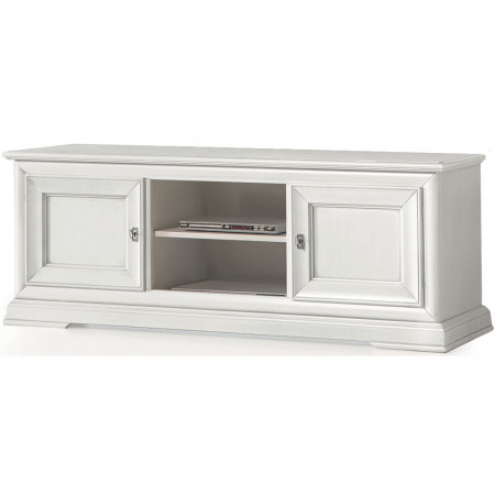 2549  Credenza porta TV in legno grezzo o finito, finiture a scelta cliente