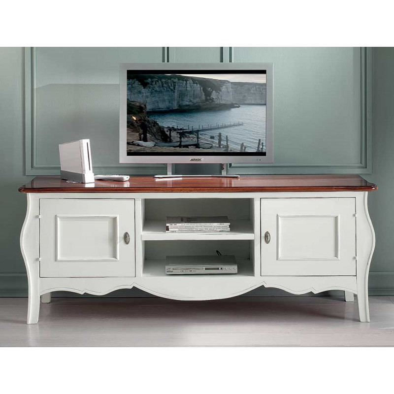2555  Raw or finished wooden TV stand-chest, finishes to customer choice