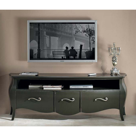 2558  Raw or finished wooden 2 or 3 drawers TV stand, finishes to customer choice