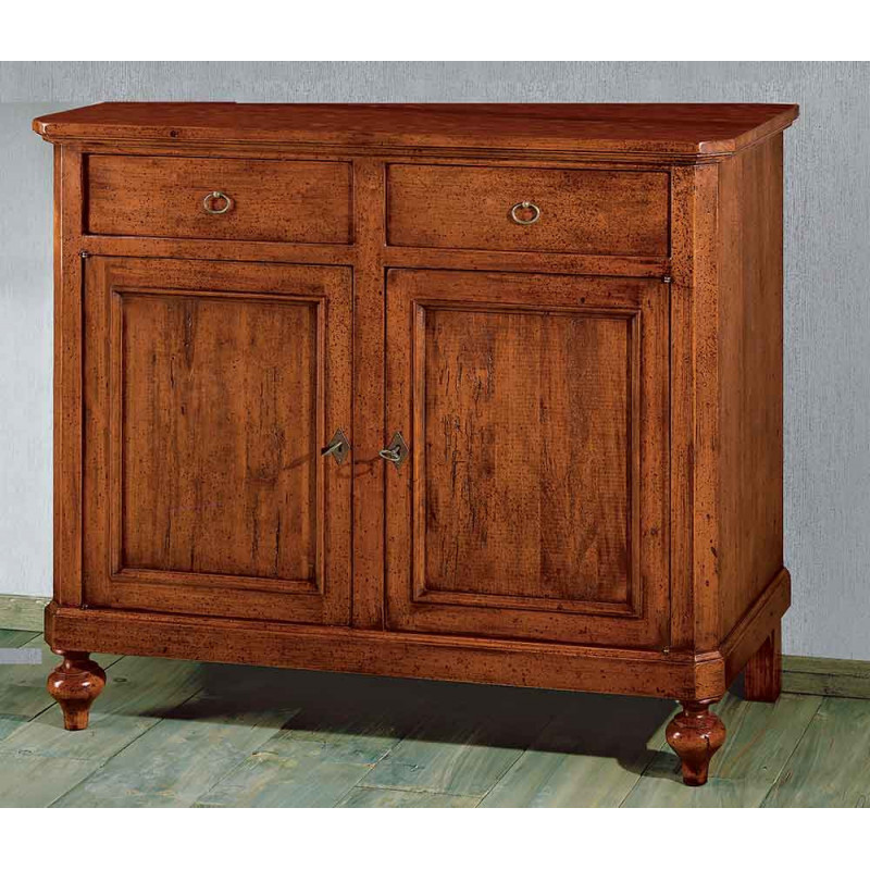 2559  Mobile credenza 2 porte in legno grezzo o finito, finiture a scelta cliente